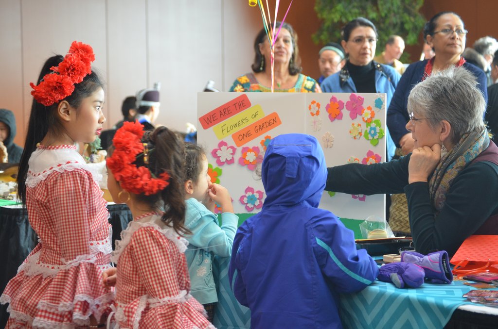 Girls in pretty dresses